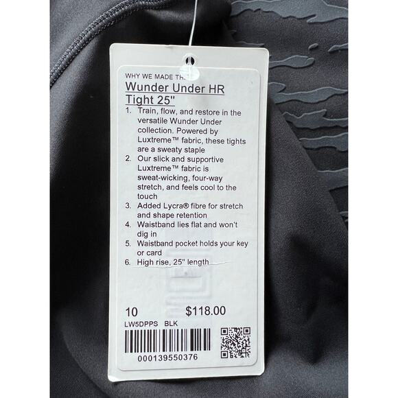 NWT Lululemon Wunder Under HR Tight 25" - Lunar New Year - Women's Size 10 - Picture 7 of 7